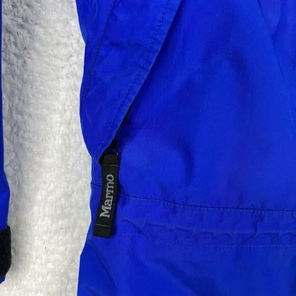 Marmot Jacket Mens Medium Blue Gore-Tex Pro Shell Full Zip Mesh Lined Outdoors‎